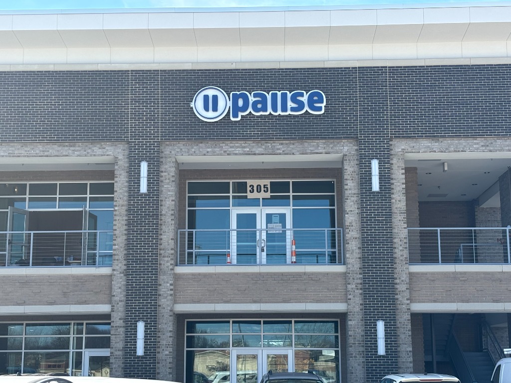Pause Storefront Sign
